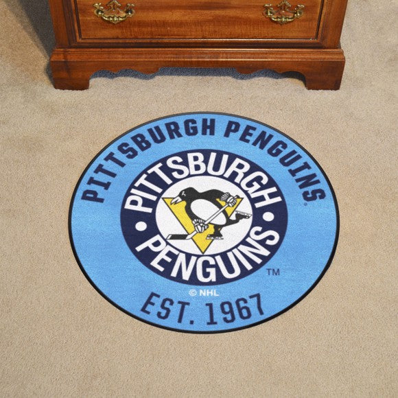Pittsburgh Penguins Roundel Mat - Retro Collection