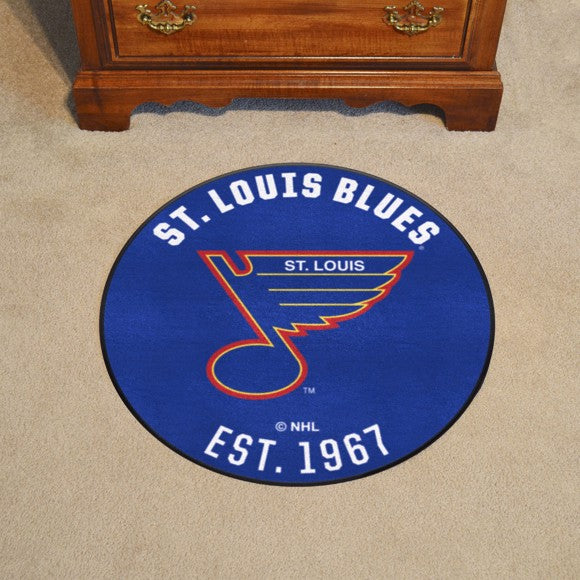 St. Louis Blues Roundel Mat - Retro Collection