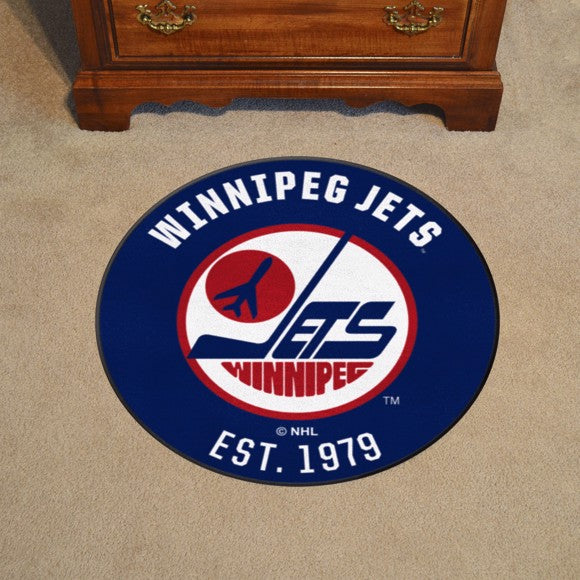 Winnipeg Jets Roundel Mat - Retro Collection