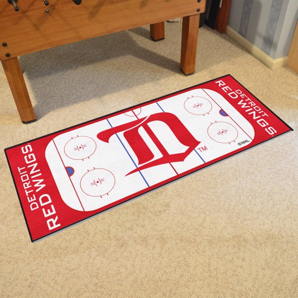 Detroit Red Wings Rink Runner - Retro Collection