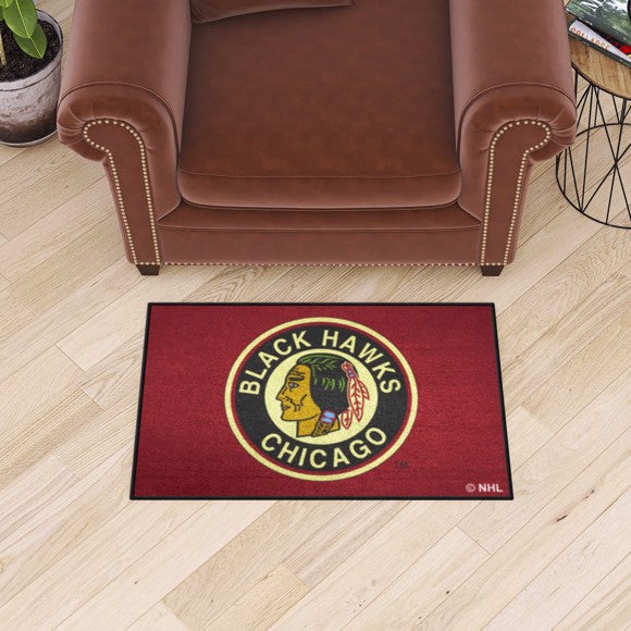 Chicago Blackhawks Starter Mat - Retro Collection