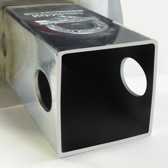 State of South Carolina - Palmetto Tree Blue Color Hitch Cover - Chrome