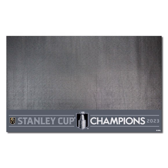 Vegas Golden Knights 2023 Stanley Cup Champions Vinyl Grill Mat - 26in. x 42in.