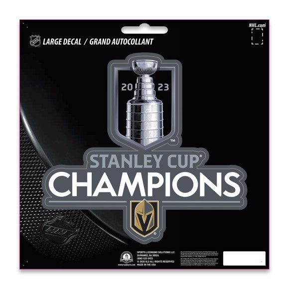 Vegas Golden Knights 2023 Stanley Cup Champions Large Decal Sticker