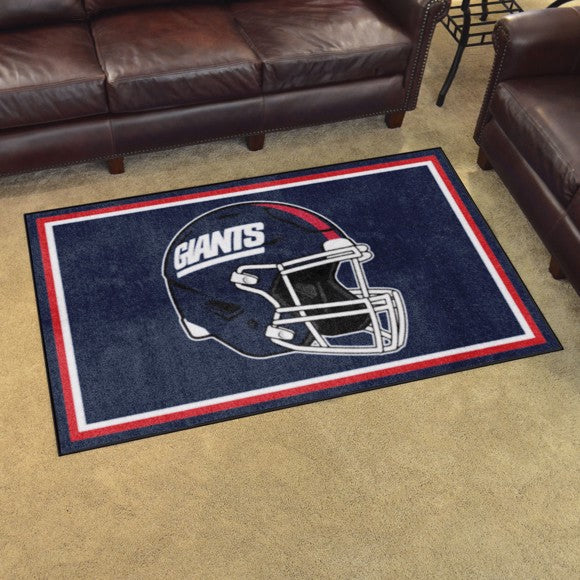 New York Giants 4x6 Rug - Retro