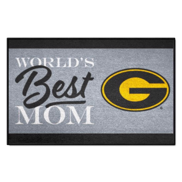 Grambling State Tigers Starter Mat Accent Rug   19in. x 30in. with World's Best Mom Logo