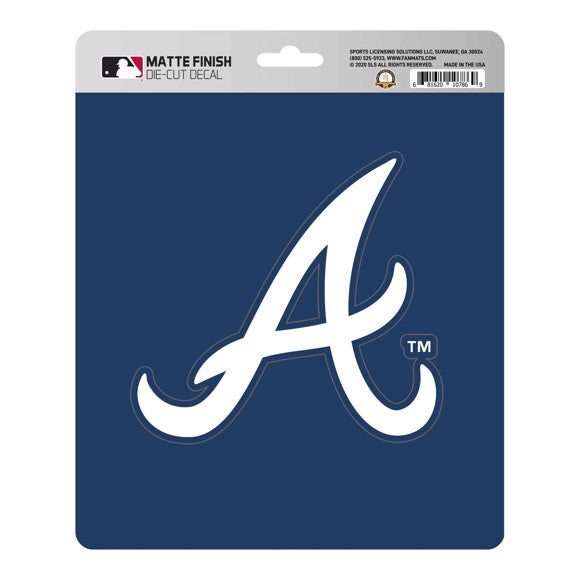 Atlanta Braves Matte Decal Sticker
