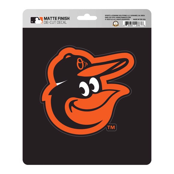 Baltimore Orioles Matte Decal Sticker