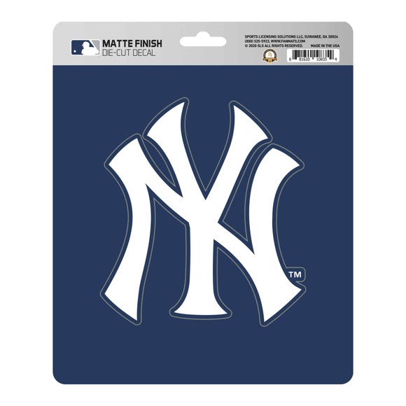 New York Yankees Matte Decal Sticker