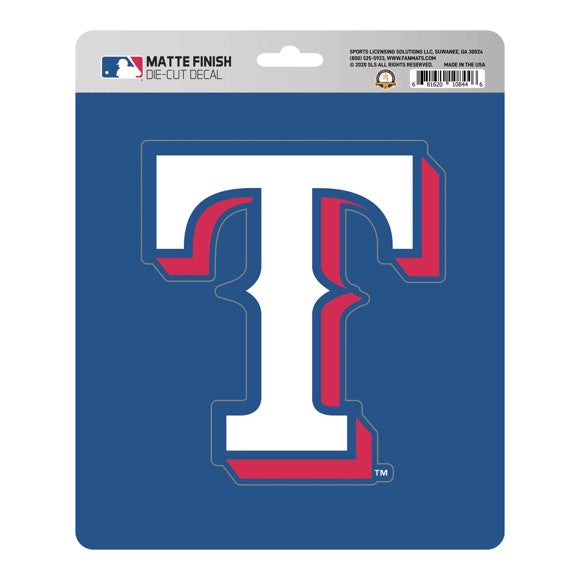 Texas Rangers Matte Decal Sticker