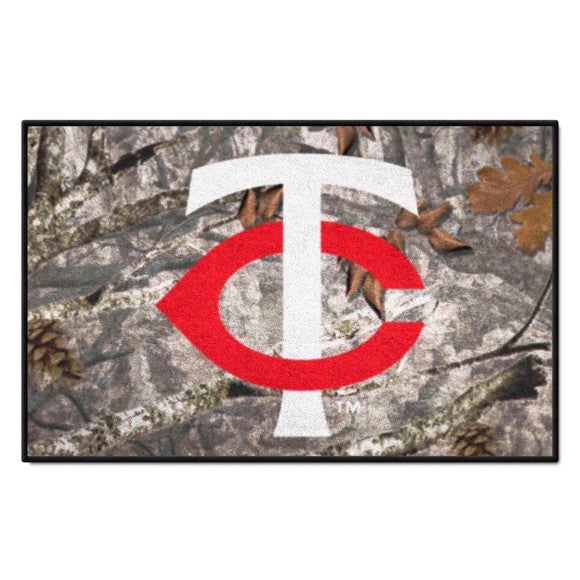 Minnesota Twins Starter Mat Accent Rug   19in. x 30in. with T Logo