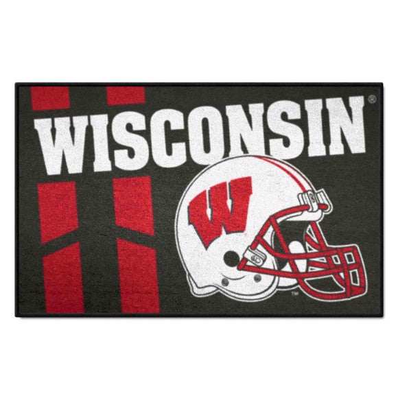 Wisconsin Badgers Starter Mat Accent Rug - 19in. x 30in.