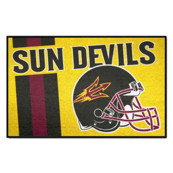 Arizona State Sun Devils Starter Mat Accent Rug   19in. x 30in. With Helmet Logo