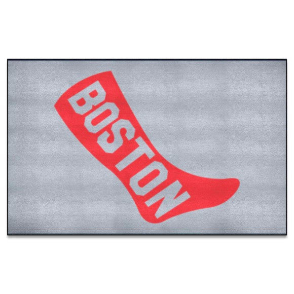 Boston Red Sox Ulti-Mat Rug - 5ft. x 8ft. - Retro Collection