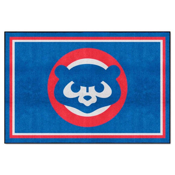Chicago Cubs 5ft. x 8 ft. Plush Area Rug - Retro Collection