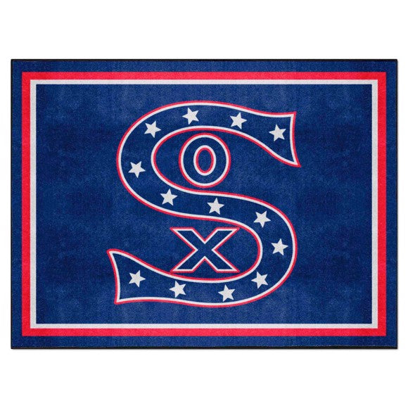 Chicago White Sox 8ft. x 10 ft. Plush Area Rug - Retro Collection