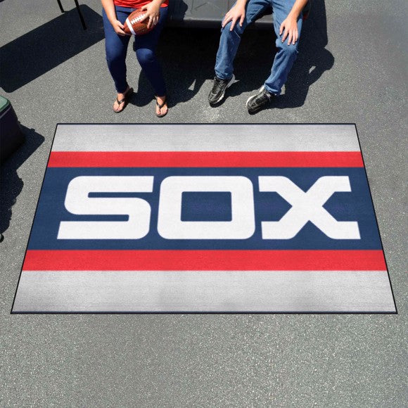 Chicago White Sox Ulti-Mat Rug - 5ft. x 8ft. - Retro Collection