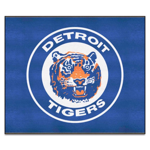 Detroit Tigers Tailgater Rug - 5ft. x 6ft. - Retro Collection