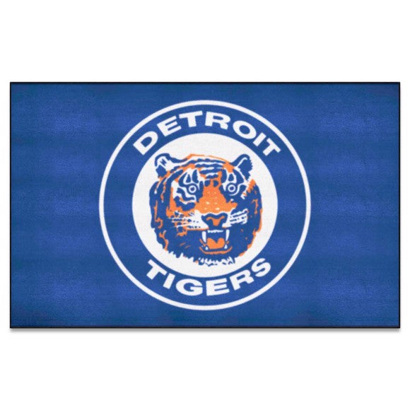 Detroit Tigers Ulti-Mat Rug - 5ft. x 8ft. - Retro Collection