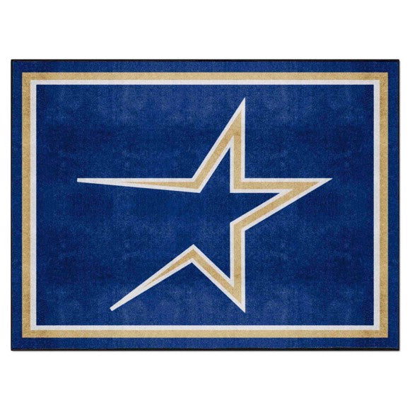 Houston Astros 8ft. x 10 ft. Plush Area Rug   Retro Collection with Symbol Logo
