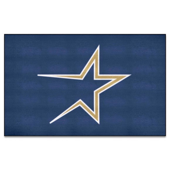 Houston Astros Ulti Mat Rug   5ft. x 8ft.   Retro Collection with Symbol Logo