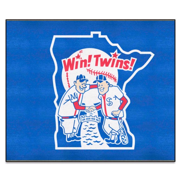 Minnesota Twins Tailgater Rug - 5ft. x 6ft. - Retro Collection