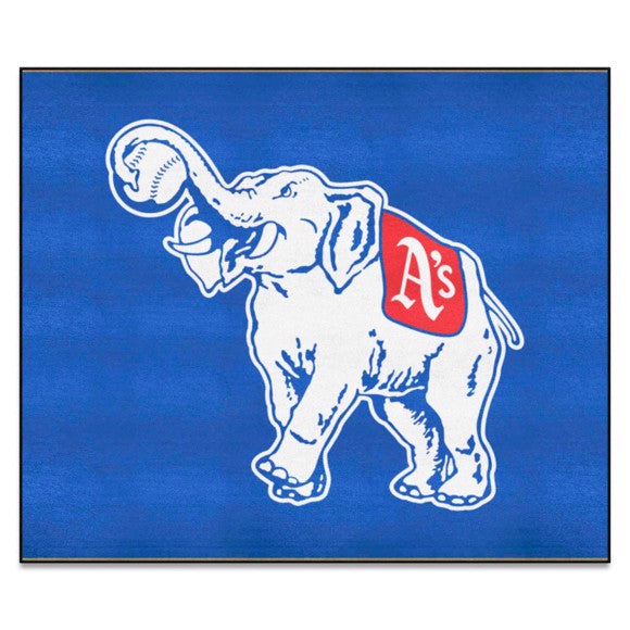 Oakland Athletics Tailgater Rug   5ft. x 6ft.   Retro Collection with A's Symbol Logo
