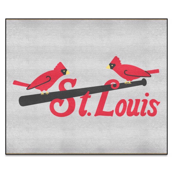 St. Louis Cardinals Tailgater Rug   5ft. x 6ft.   Retro Collection with St. Louis Symbol Logo