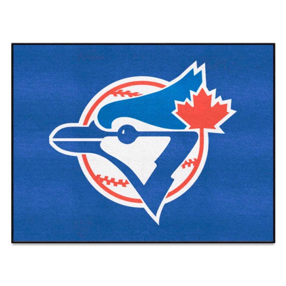 Toronto Blue Jays All Star Rug   34 in. x 42.5 in.   Retro Collection with Symbol Logo