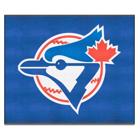 Toronto Blue Jays Tailgater Rug   5ft. x 6ft.   Retro Collection with Symbol Logo
