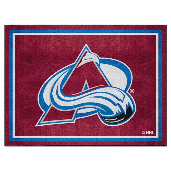 Colorado Avalanche 8ft. x 10 ft. Plush Area Rug