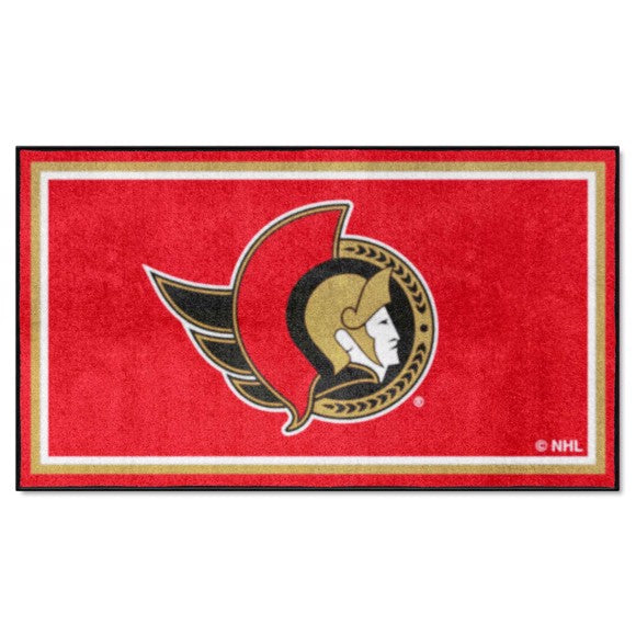 Ottawa Senators 3ft. x 5ft. Plush Area Rug