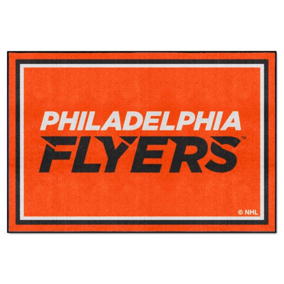 Philadelphia Flyers 5ft. x 8 ft. Plush Area Rug