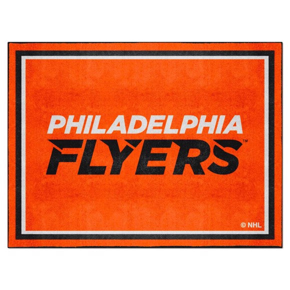 Philadelphia Flyers 8ft. x 10 ft. Plush Area Rug