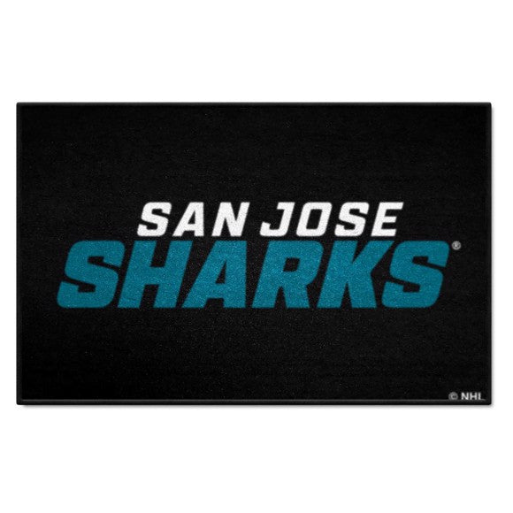 San Jose Sharks Starter Mat Accent Rug - 19in. x 30in.