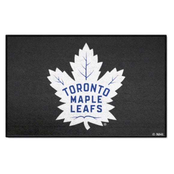 Toronto Maple Leafs Starter Mat Accent Rug   19in. x 30in. with Symbol Logo