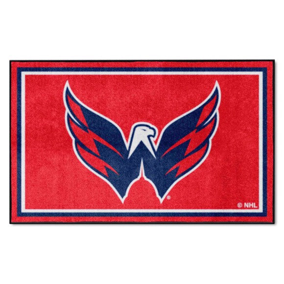 Washington Capitals 4ft. x 6ft. Plush Area Rug
