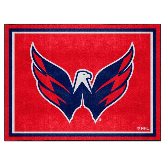 Washington Capitals 8ft. x 10 ft. Plush Area Rug