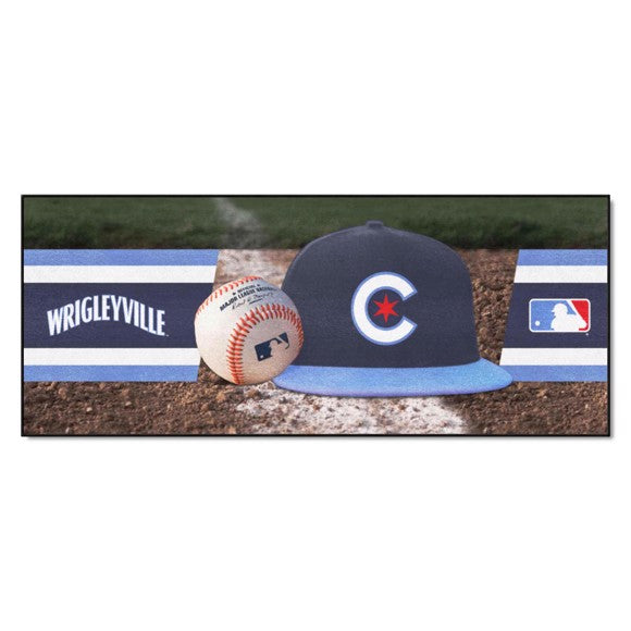 Chicago Cubs Baseball Runner Rug - 30in. x 72in.