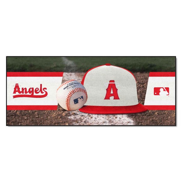 Los Angeles Angels Baseball Runner Rug - 30in. x 72in.