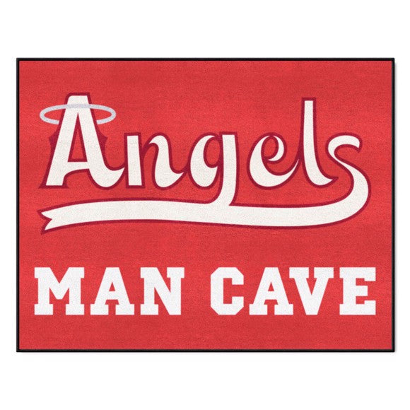 Los Angeles Angels Man Cave All-Star Rug - 34 in. x 42.5 in.