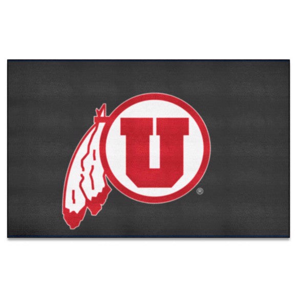 Utah Utes Ulti Mat Rug   5ft. x 8ft. with U Symbol Logo