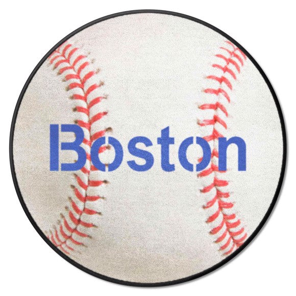 Boston Red Sox Baseball Rug - 27in. Diameter