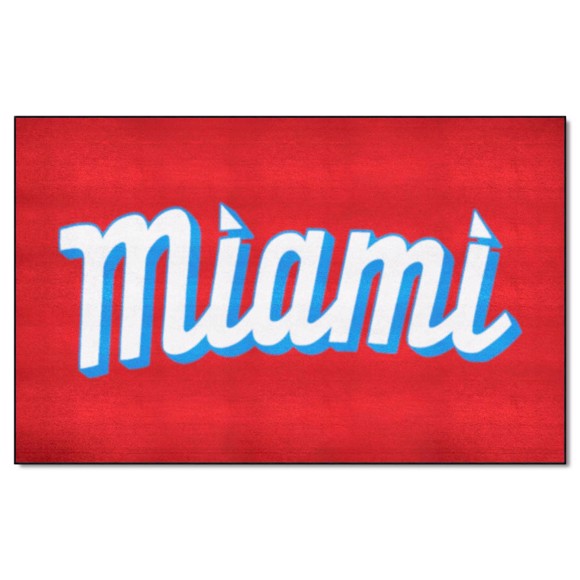 Miami Marlins Ulti-Mat Rug - 5ft. x 8ft.