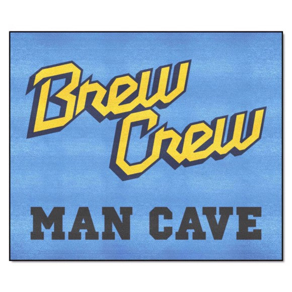 Milwaukee Brewers Man Cave Tailgater Rug - 5ft. x 6ft.
