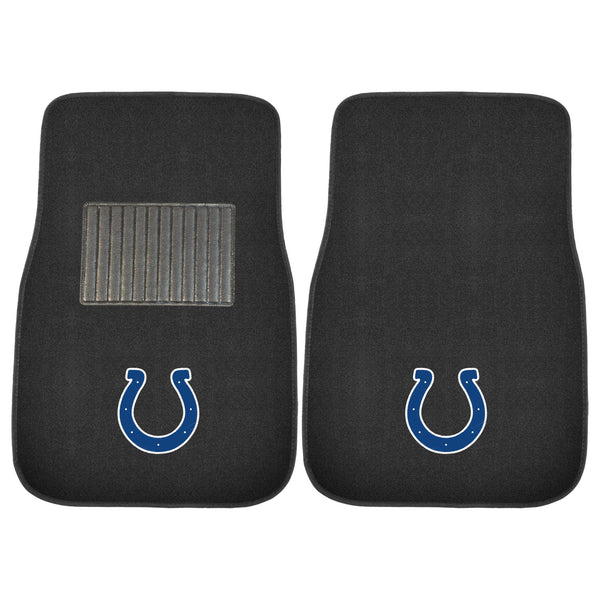 '-2-pc Embroidered Car Mat Set-True Sports Fan