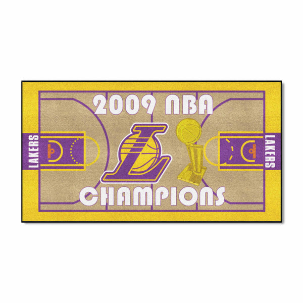 NBA - Los Angeles Lakers NBA Court Runner with 2009 NBA Champions Logo 