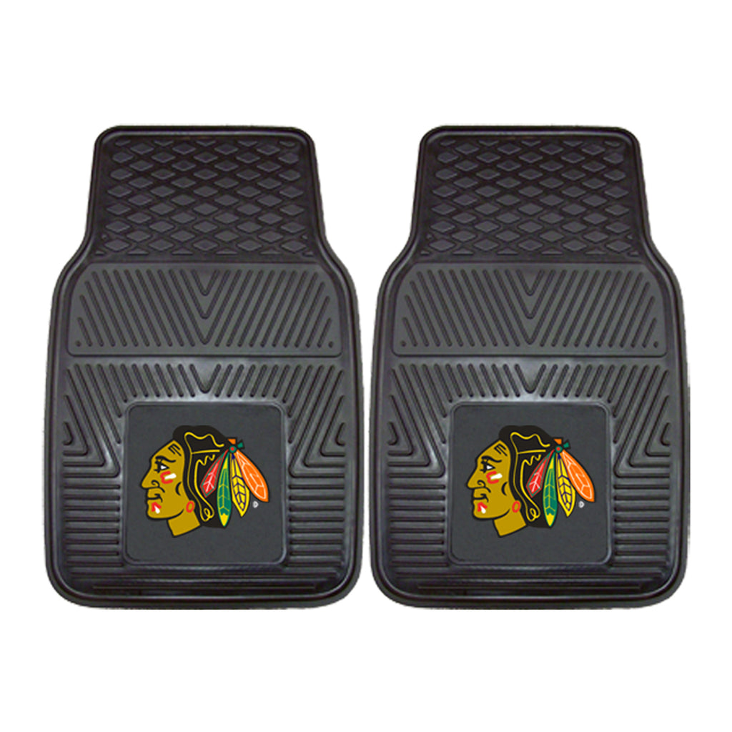 '-2-pc Vinyl Car Mat Set-True Sports Fan