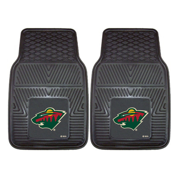 '-2-pc Vinyl Car Mat Set-True Sports Fan