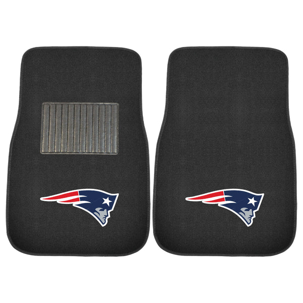 '-2-pc Embroidered Car Mat Set-True Sports Fan